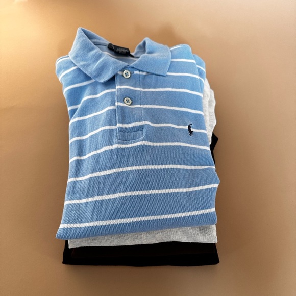 Set of boys short sleeve polo shirts - Picture 1 of 3